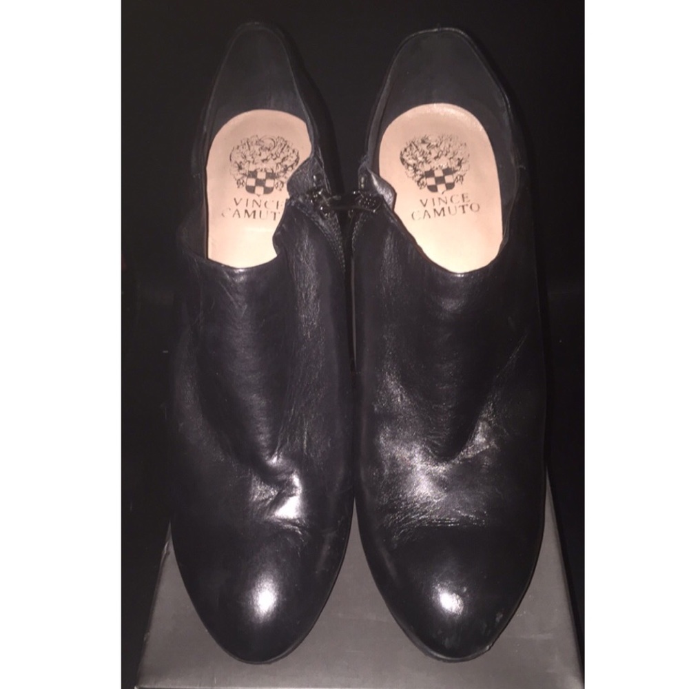 Genuine Leather Stiletto Booties